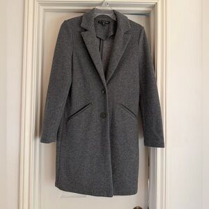 Women's Gray Coat Zara